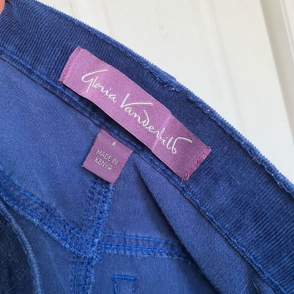 Y2K/ 90s Gloria Vanderbilt Blue Corduroy Pants - Picture 5 of 5